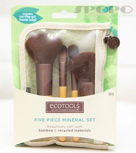 NEW Eco Tools 5 Pieces Mineral Bamboo Makeup Brush Set (Earth Friendly) #1213 - Picture 1 of 4