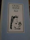 Vintage Book Paperback Rich  by Craig Raine 1984 Faber& Faber & Faber Poem Lit