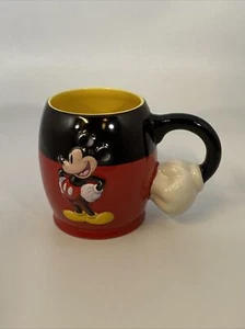 Mickey Mouse Walt Disney Parks 3D Arm Hand Handle Large Coffee Cup Mug 16 oz - Picture 1 of 4
