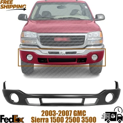 GMC Sierra SLE 2003–2006 Front Bumper Cover Primed, | Includes 2007 Classic - Image 1 of 4