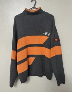 Ellesse Roll Neck Jumper Retro 90s Size Large Excellent - Picture 1 of 8