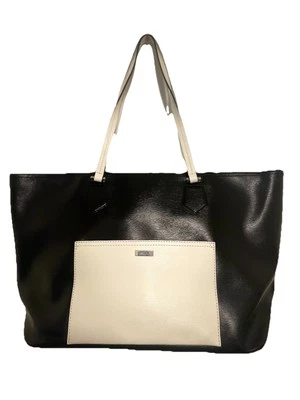 Bolso de Mano Ralph Lauren Mujer Cuero Negro Largo 18”, Alto 11”, Ancho 7.5 Foto 1 de 4