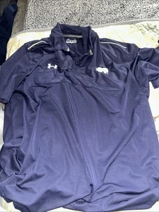 Notre Dame Heat Gear 1/4 Polo Xl Team Issued - Picture 1 of 5