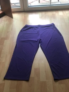 Hose Damen Gr. 3XL/4XL Lila stretch Polyester Gummibund Relaxhose NEU! - Bild 1 von 2