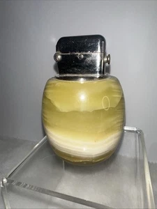 Thorens Art Deco Green Onyx Table Lighter - Parts Only - Not Tested - Picture 1 of 24