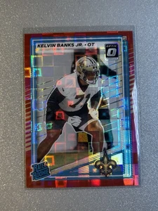 2025 Kelvin Banks Jr. Donruss Optic Preview Red Pandora Rated Rookie SP 1st Rd - Picture 1 of 2