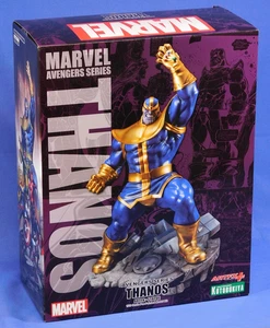 THANOS MARVEL COMICS UNIVERSE AVENGERS SERIES ARTFX STATUE KOTOBUKIYA OPEN BOX - Picture 1 of 4