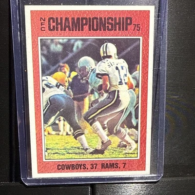 Cowboys/Rams NFC Championship 1976 Topps #331 - Image 1 of 4