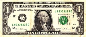 $1 2017A Fancy Serial L83338223D - Picture 1 of 1