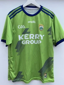 Kerry GAA Shirt O'Neills Green Short Sleeve Carrai Mens Medium M - Picture 1 of 8