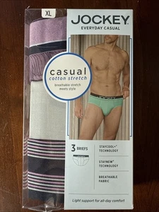 Jockey Men's True Style Brief - 3 Pack - Picture 1 of 2