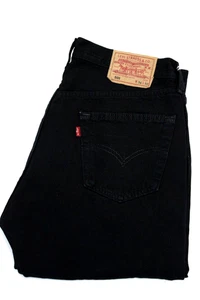 Levi's 501 Herren Jeans Straight Leg W36 L29 Schwarz Denim LEVJ570 - Bild 1 von 11
