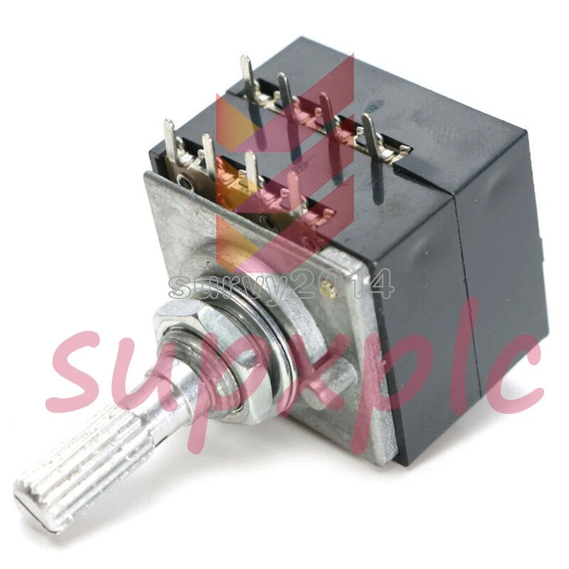 1pc Potentiometer 250K Log Audio Amp Volume Control Pot Stereo W Loudness - Image 1 of 1