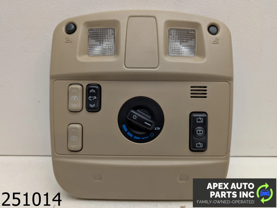 OEM 2004-2009 Cadillac SRX FRONT DOME LIGHT OVERHEAD CONSOLE SUN ROOF SWITCH Foto 1 de 4