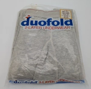 Vintage Duofold Wool Blend 2-layer Long Pant Underwear Men’s 34 NOS Deadstock - Picture 1 of 4