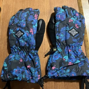 Guantes BURTON YOUTH XS Niño Niña Snowboard Esquí Nieve Azul Floral - Imagen 1 de 2