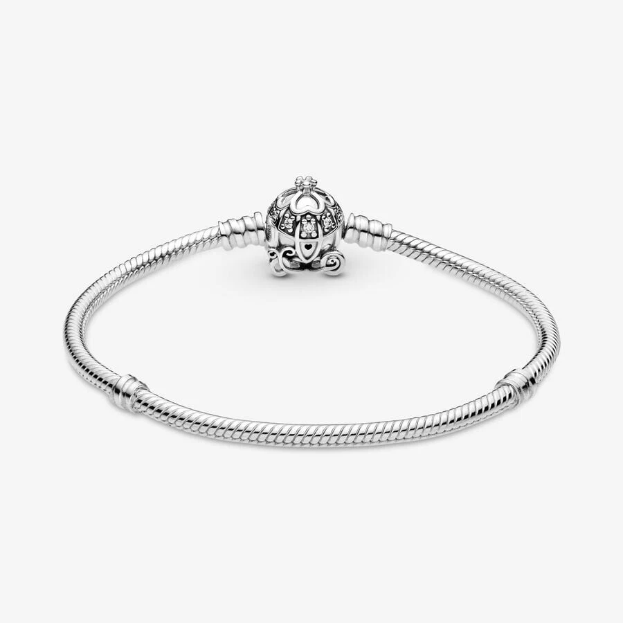 Pandora Disney Armband 599190C01 17cm Cinderella Pumpkin Coach Silber 925 clear - Bild 1 von 1