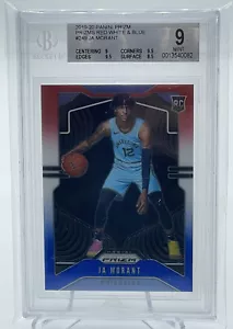 2019-20 Prizm Ja Morant Red White Blue Prizm Rookie RC #249 BGS 9 MINT - Picture 1 of 3