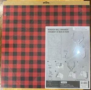 Streamline ~ Plaid Deer Puzzle Wall Plaque ~ 18" x 11.4" x 24" ~ Factory Sealed - Picture 1 of 3