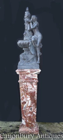 French Marble Pedestal Stand Column Table Cover