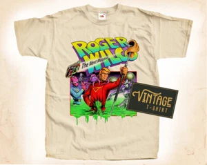 Space Quest Roger Wilco Natural color Vintage T Shirt for Men Woman Size S-5XL - Picture 1 of 5