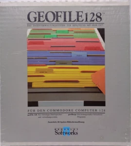 COMMODORE 128 -- GEOFILE 128 (M&T/BERKELEY SOFTWORKS - DISK) #CIB #WIE NEU - Bild 1 von 10