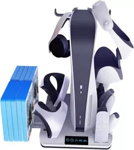 Psvr2 Charging Station, Charger Dock for PlayStation 5 Controller - Picture 1 of 8