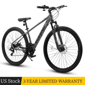 29'' Mountain Bike 21 Speeds Suspension Fork Mountain Bike for Adult & Teenagers - Picture 1 of 8