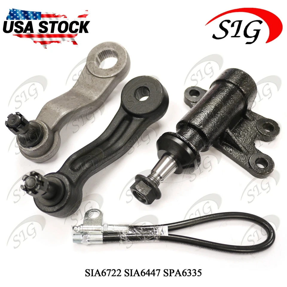 For 1992 - 1999 GMC K1500 K2500 Suburban Pitman Arm, Idler Arm & Bracket 3PC Kit - Image 1 of 4