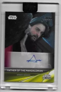 2023 Topps Chrome Black Star Wars Auto Bernard Bullen Father of the Mandalorian - Picture 1 of 1