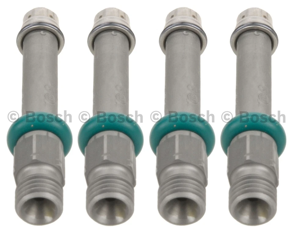 Bosch Set of 4 Fuel Injectors for Audi 4000 VW Cabriolet Fox Golf Jetta 1.8L L4 - Image 1 of 1