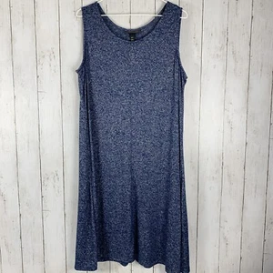 Lane Bryant marineblau meliert Trapez Midi weich Strick Stretch Kleid Damen Gr. 18/20 - Bild 1 von 7