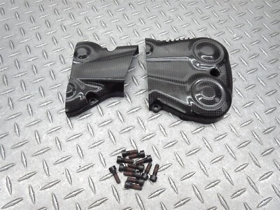 Ducati Multistrada 1200S Touring 2012 10-12 OEM correa de distribución de carbono cubierta del motor Foto 1 de 4