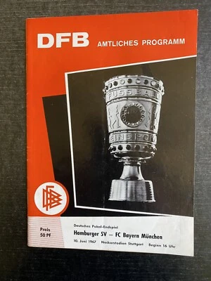 DFB-Pokalfinale 10.06.1967 Hamburger SV - FC Bayern München in Stuttgart - Bild 1 von 4