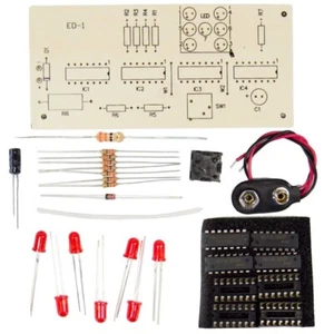 DIY Electronic Dice Project, Beginner Soldering Practice Kit with Assembly Guide - Picture 1 of 4