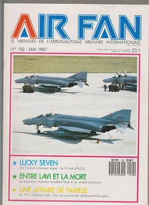 AIR FAN N°102 TOMCAT F-14 A /   CHASEUR LAVI ISRAEL  - Picture 1 of 2