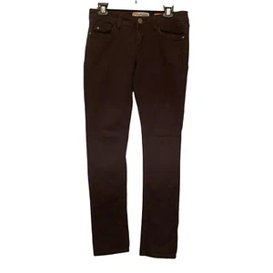 WallFlower Women's Juniors Denim 7 Jeans Black Dark Wash, Magnolia skinny - Picture 1 of 11
