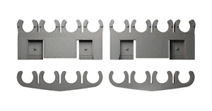 Ford Valve Cover Mounted 7mm Silver Spark Plug Wire Separator Kit 1965-77 Ford - Picture 1 of 2