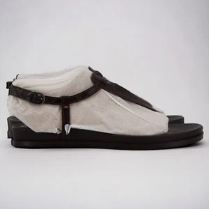 Sandalias planas Sam Edelmen Naomi para mujer con tiras y hebilla negra talla 6 EE. UU. - Imagen 1 de 6