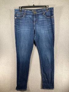 Kut From the Kloth Jeans Women's 14 Blue Mia Toothpick Skinny Stretch Denim - Picture 1 of 19