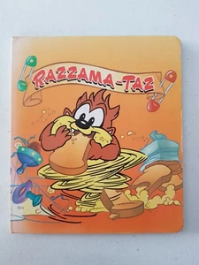 Looney Tunes Lovables Board Book - Razzama-Taz 1996 Tony Haynes Tazmanian Devil - Picture 1 of 13