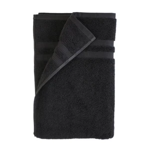 Mainstays Performance Solid Bath Towel, 54" x 30",  Black - Picture 1 of 7