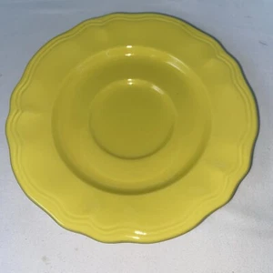Crazed Vintage Lemon Federalist Ironstone Saucer Japan #4236 No Chips or Stains - Picture 1 of 9