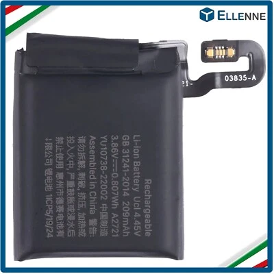 ✅ BATTERIA COMPATIBILE PER APPLE WATCH SE2 40mm A2721 IWATCH 209mAh ✅ - Immagine 1 di 4