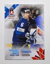 2023 BY Cards IIHF World Junior Championship Finland #97 Kalle Ervasti