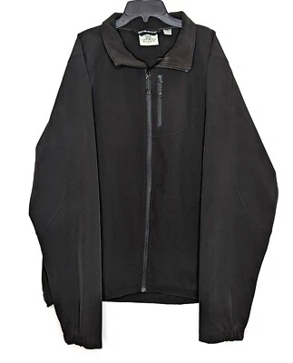 Black Diamond Double Full Zip Jacket Mens Extra Large Soft Shell Fleece Lined  - Image 1 of 4