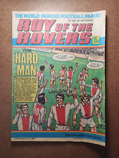 ROY OF THE ROVERS - 1981 World Famous Football Paper - Soccer Comic The Hard man