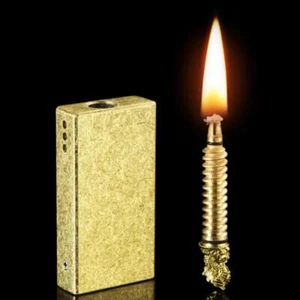 New Fun Mechanical Pull Out Torch 10,000 Match Lighter Outdoor Portable Vintage - Picture 1 of 14