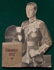 Antique Royal Calendar 1937 Coronation King Edward VIII Duke of Windsor - Picture 1 of 5