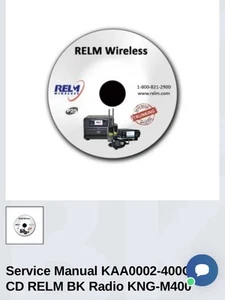 KAA0002-400 KNG-M400 Instrukcja serwisowa CD RELM BK Radio - Zdjęcie 1 z 1